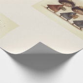 Black Three Wise Men Nativity Wrapping Paper 1 Cadeaupapier (Hoek)