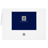 Black Throated Blue Warbler Bird Hartelijk dank (Achterkant Horizontaal)