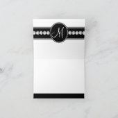 Black Tie Affair Trouwfoto Dankkaartjes Bedankkaart (Binnen)