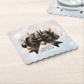 Black Tie New Year with Global Flair Kartonnen Onderzetters (Gebogen)