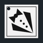 Black Tie - Tuxedo vrijgezellenfeest Bedankjes Labels<br><div class="desc">Vier je vrijgezellenfeest of black tie-evenement met stijl.</div>