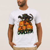 Black Tiger Jack-o-Lantern Cataclysm T-shirt (Voorkant)