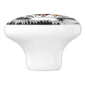 Black Tiger Knob Keramische Knop (Zijkant)