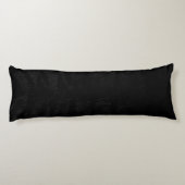 Black Tiger Skin Print New Lichaamskussen (Achterkant)