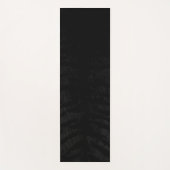 Black Tiger Skin Print New Yogamat (Voorkant)