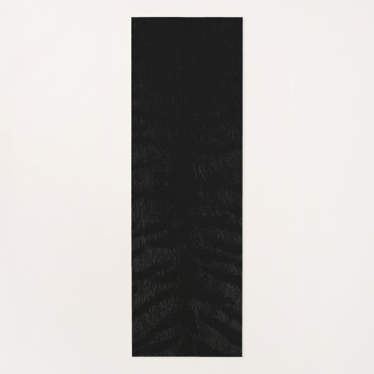 Black Tiger Skin Print New Yogamat (Voorkant)