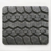 Black Tire Tread Photography Mousepad Muismat (Voorkant)