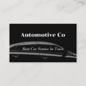 Black tone automotive bedrijf visitekaartje (Voorkant)