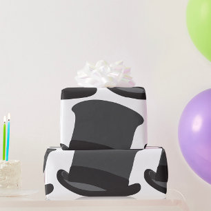 Black Top Hat Cadeaupapier