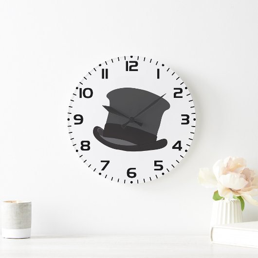 Black Top Hat Grote Klok