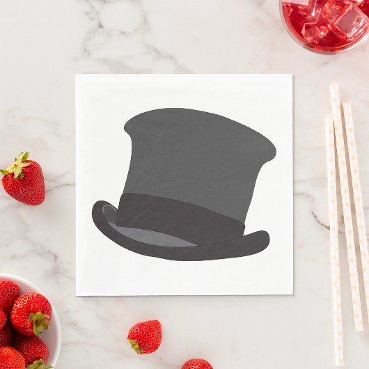 Black Top Hat Servet