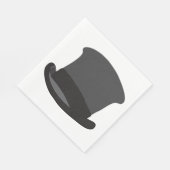 Black Top Hat Servet (Hoek)