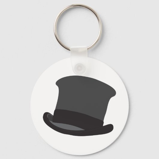 Black Top Hat Sleutelhanger (Achterkant)