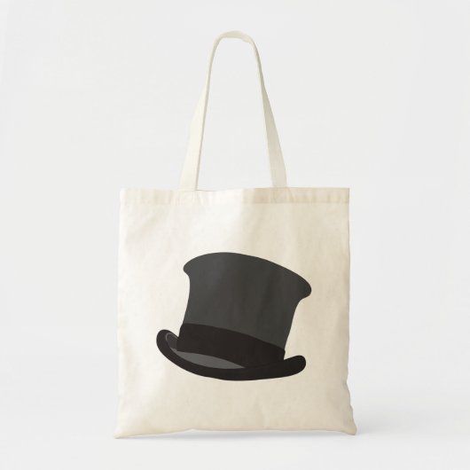 Black Top Hat Tote Bag (Voorkant)