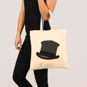 Black Top Hat Tote Bag
