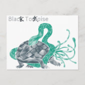 Black Tortoise Briefkaart (Voorkant)