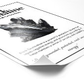 Black Tourmaline Crystal Meaning Poster (Hoek)