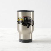 Black Tow Truck Flatbed Cartoon Reisbeker (Center)