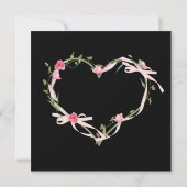 Black Traditional Happy Birthday Kaart (Achterkant)