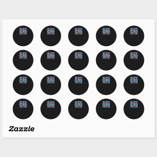 Black Trans leeft Sticker (Vel)