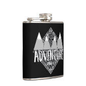 Black Travel Adventure Junkie Camping Heupfles (Rechts)