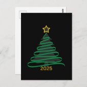 Black Tree Briefkaart (Voorkant / Achterkant)