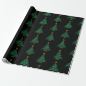 Black Tree Cadeaupapier (Uitgerold)