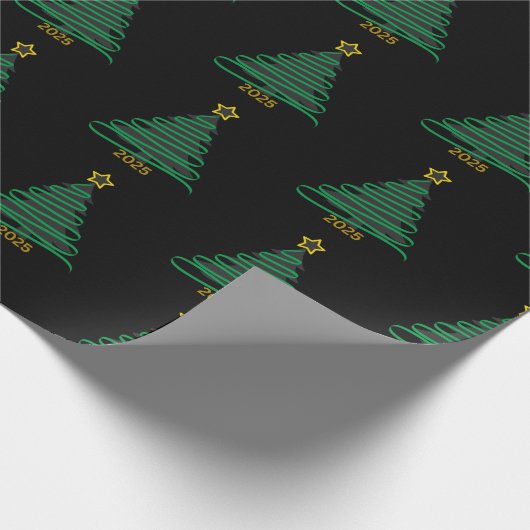 Black Tree Cadeaupapier (Hoek)