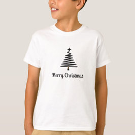 Black Tree Christmas T-shirt