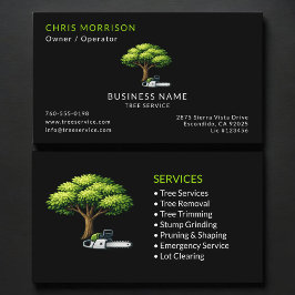 Black Tree Services Professional Visitekaartje