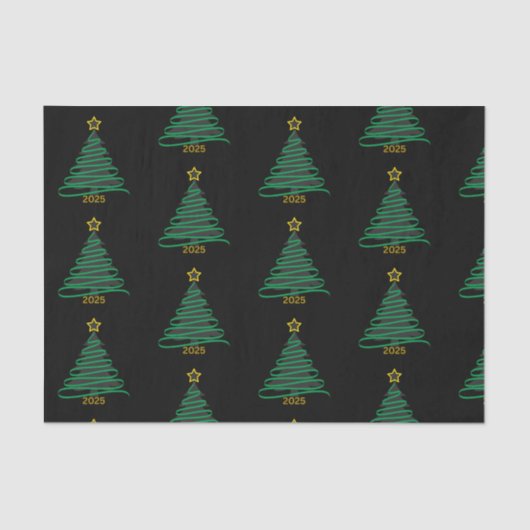 Black Tree Tissuepapier (Voorkant)