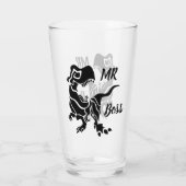 Black Trex de baas Dino Glas (Achterkant)