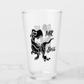 Black Trex de baas Dino Glas (Voorkant)