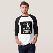Black Triangle Matter Raglan T-shirt (Voorkant volledig)