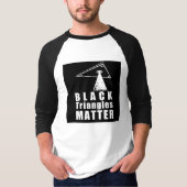 Black Triangle Matter Raglan T-shirt (Voorkant)