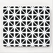 Black Triangles Pattern Muismat (Voorkant)