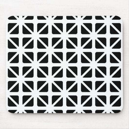 Black Triangles Pattern Muismat (Voorkant)