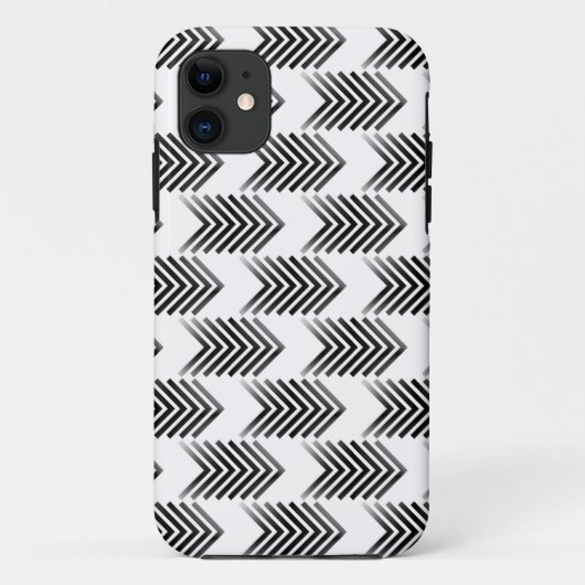Black Tribal Arrow-patroon Case-Mate iPhone Case (Achterkant)