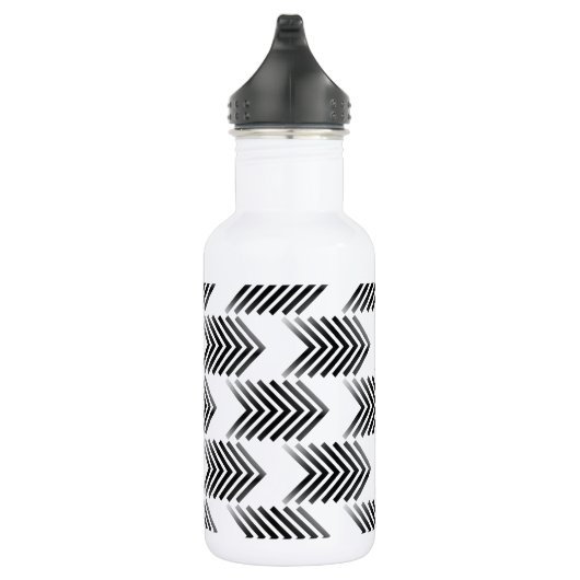 Black Tribal Arrow-patroon Waterfles (Rechts)