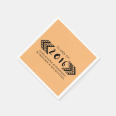 Black Tribal Aztec Afstuderen Paper Napkins Servetten (Hoek)