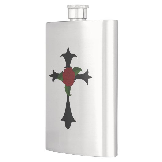 Black Tribal Cross-fles Heupfles (Links)