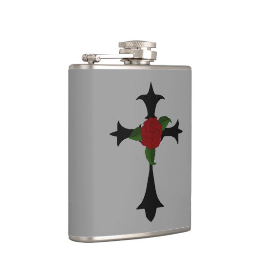 Black Tribal Cross-fles Heupfles (Rechts)