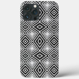 Black Tribal Diamonds Mud Cloth African Pattern Case-Mate iPhone Case