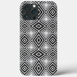 Black Tribal Diamonds Mud Cloth African Pattern Case-Mate iPhone Case