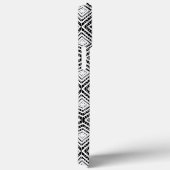 Black Tribal Diamonds Mud Cloth African Pattern Case-Mate iPhone Case (Achterkant / Rechts)