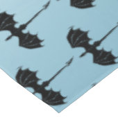 Black Tribal Flight Dragon Fantasy Blue Sky Tafelkleed (Gekanteld)