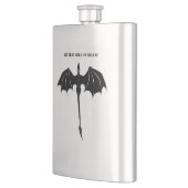 Black Tribal Flight Dragon Fantasy Flacon (Links)