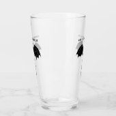 Black Tribal Flight Dragon Fantasy Glas (Links)