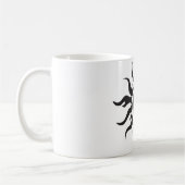Black Tribal Sun Koffiemok (Links)