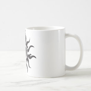 Black Tribal Sun Koffiemok